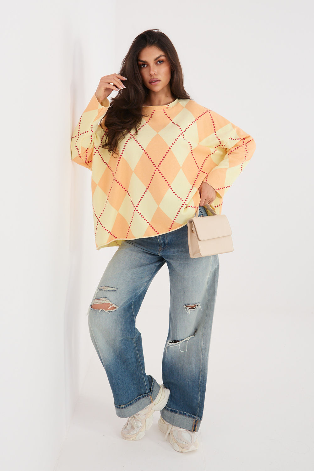 Bluza Damska Model IT-BZ-6848.22 Orange - Factory Price - obrazek 2