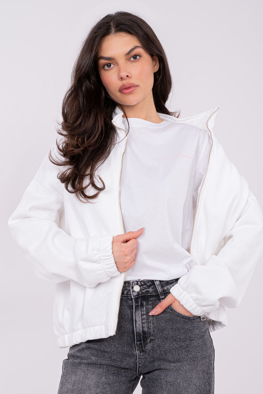 Bluza Damska Model WT-BL-A1460.19P Ecru - Factory Price - obrazek 3