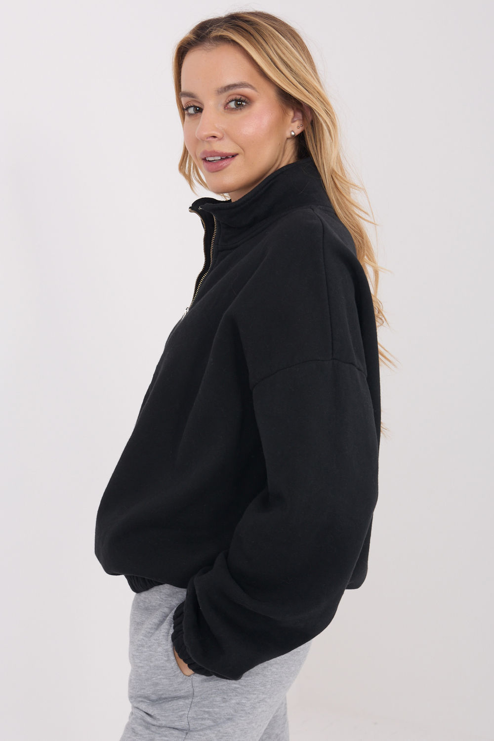 Bluza Damska Model WT-BL-A1460.58 Black - Factory Price - obrazek 2