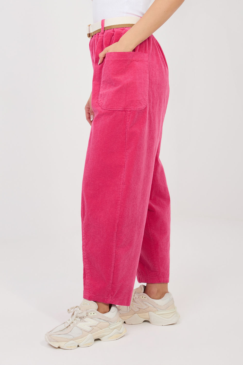 Spodnie Damskie Model IT-SP-FL9665.14 Fuksja - Rue Paris
