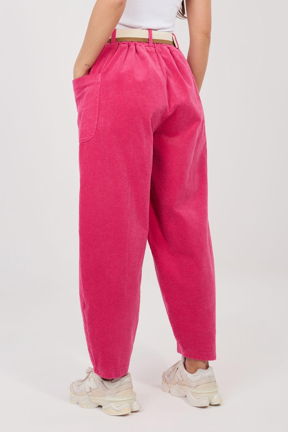 Spodnie Damskie Model IT-SP-FL9665.14 Fuksja - Rue Paris - obrazek 2