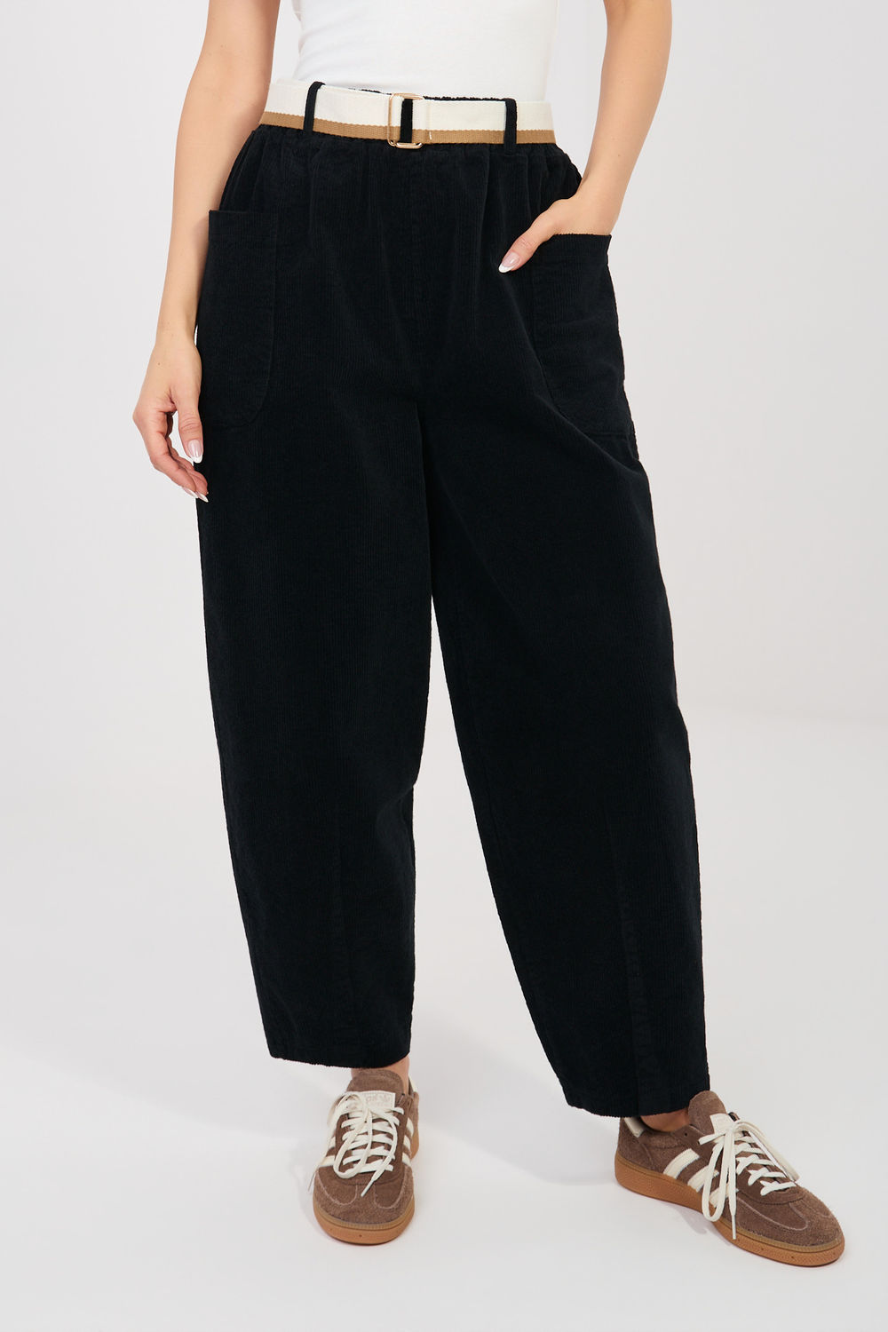 Spodnie Damskie Model IT-SP-FL9665.14 Black - Rue Paris