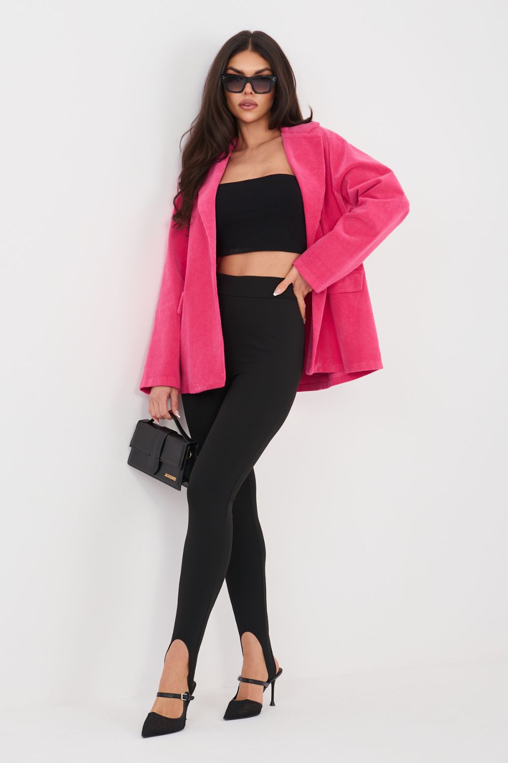 Marynarka Model IT-MA-FL9958.87 Fuksja - Rue Paris - obrazek 3