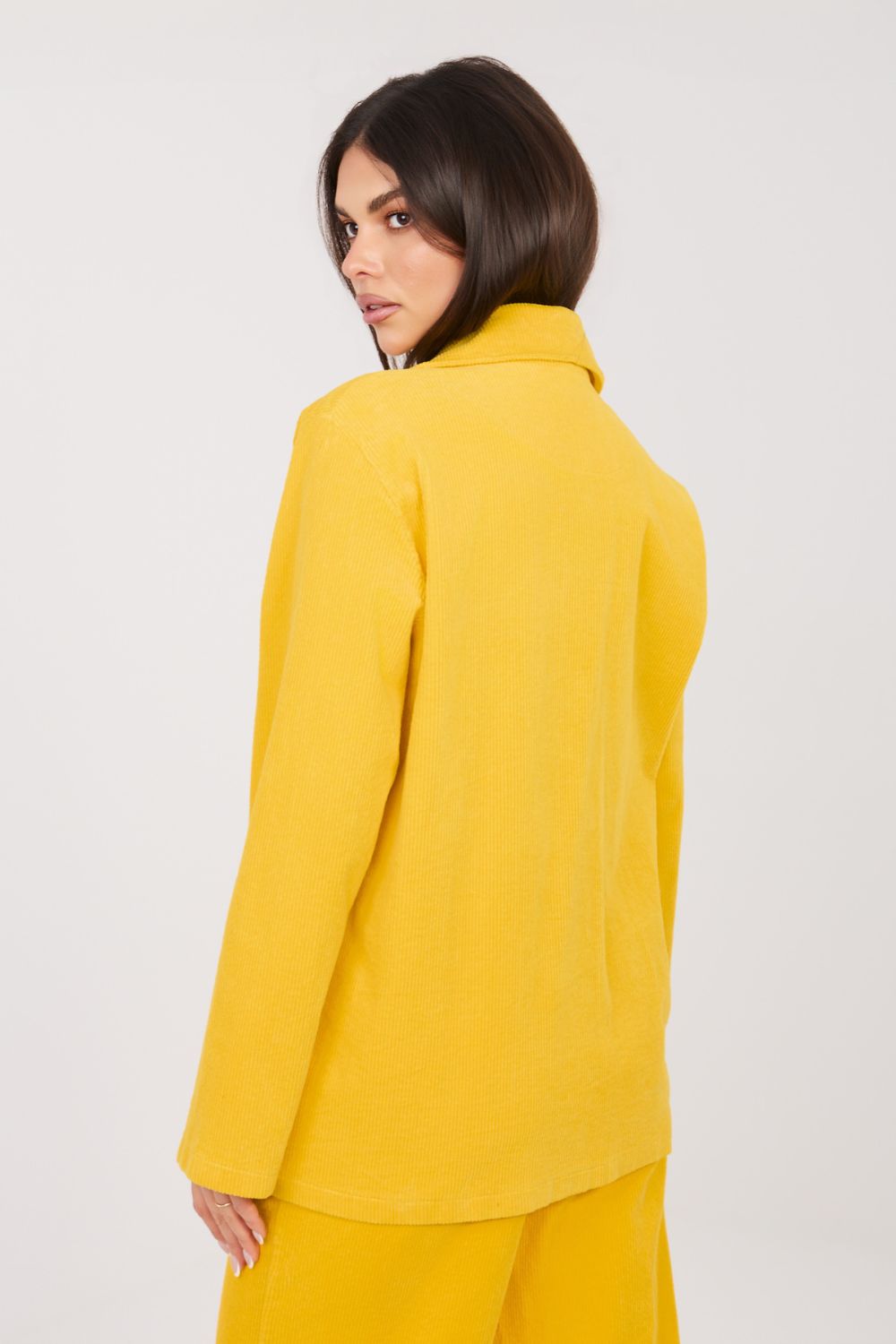 Marynarka Model IT-MA-FL9958.87 Yellow - Rue Paris - obrazek 3