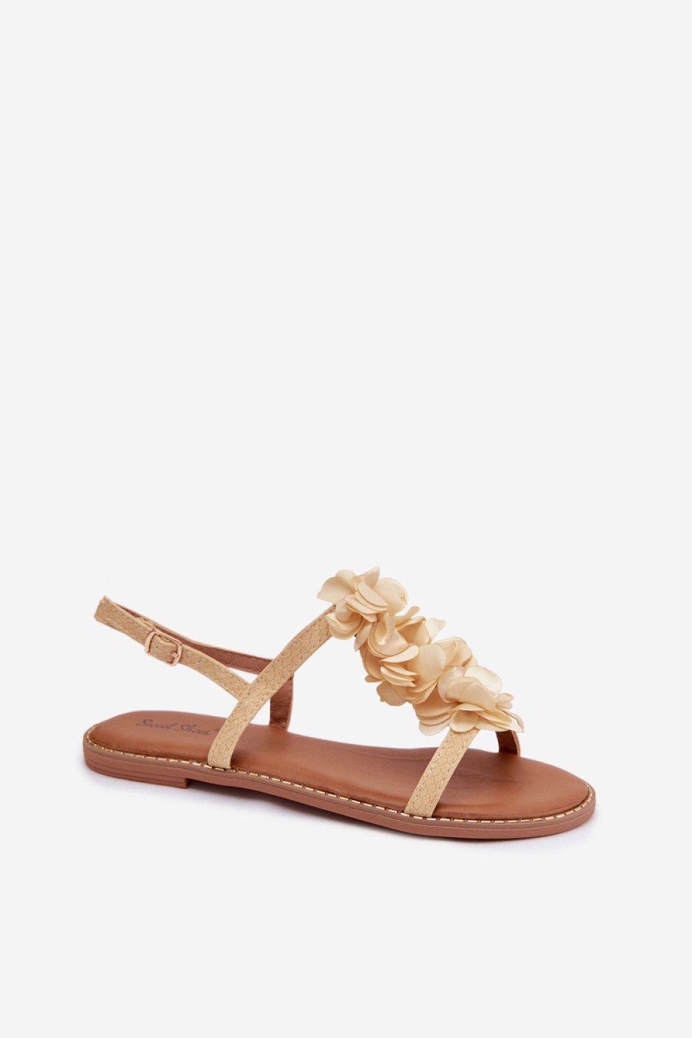 Sandały Model Noemia 23505 Gold - Step in style - obrazek 2