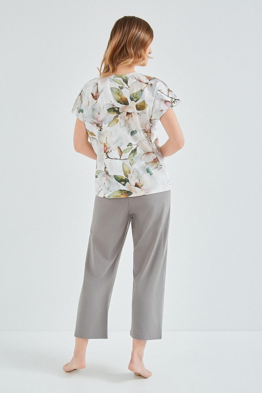 Piżama Damska Model Diana 3607 White - Taro - obrazek 2