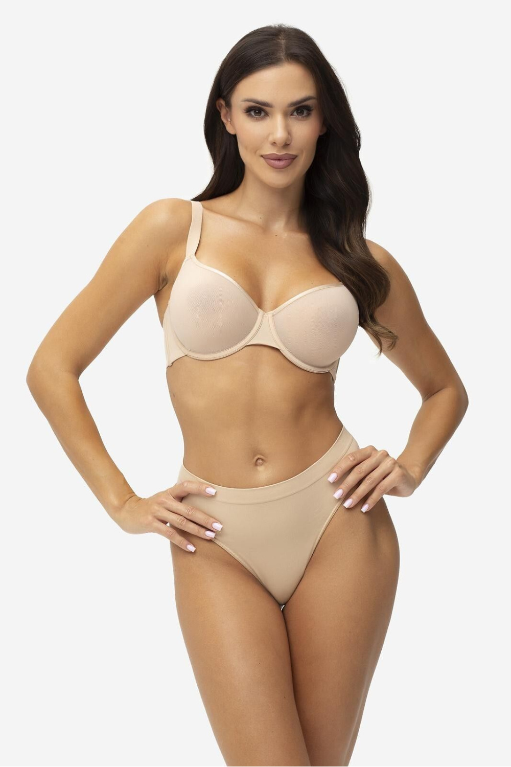 Biustonosz push up Biustonosz Usztywniany Model Support Beige - Gatta - obrazek 3