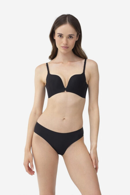 Biustonosz push up Biustonosz Push-up Model Frontopen Black - Gatta