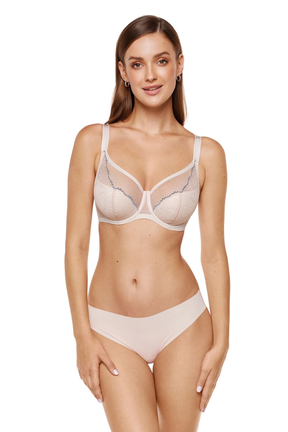 Biustonosz Soft Biustonosz Semi-Soft Model Maja B3 Beige - Gorteks - obrazek 2