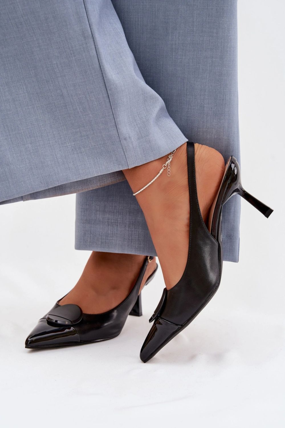 Sandały Model Mariae 6361 Black - Step in style - obrazek 3