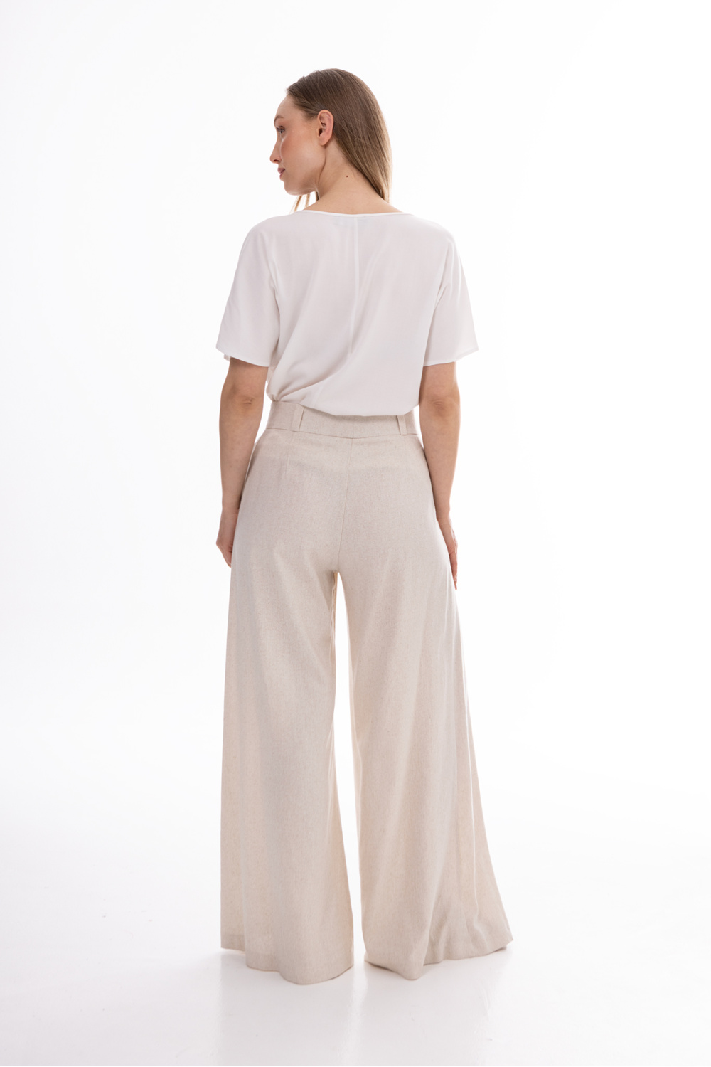 Spodnie Damskie Model A772 Beige - awama - obrazek 3