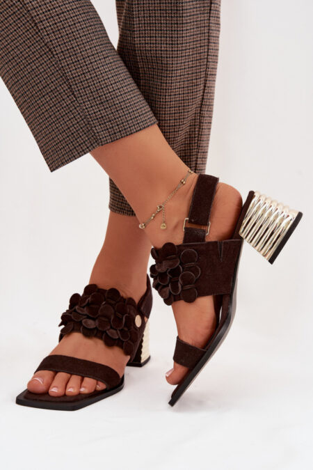 Sandały Model DA CR61-3145 Czekolada - Step in style