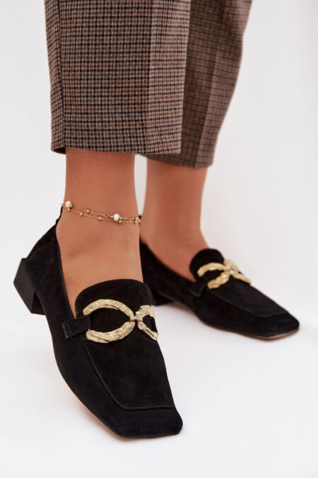 Mokasyny Model DA CR61-3115 Black - Step in style