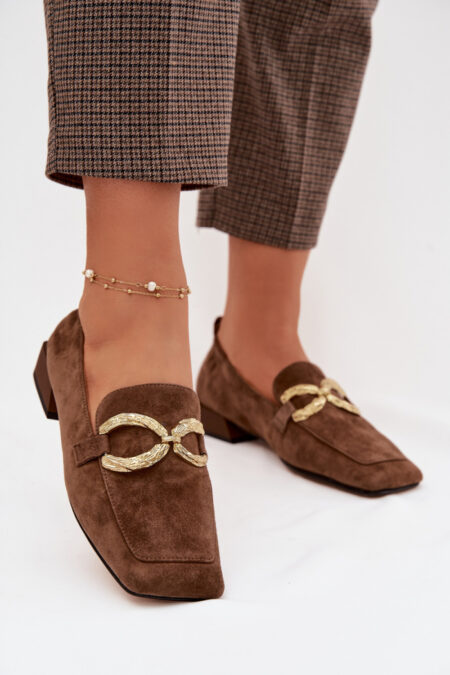 Mokasyny Model DA CR61-3115 Brown - Step in style