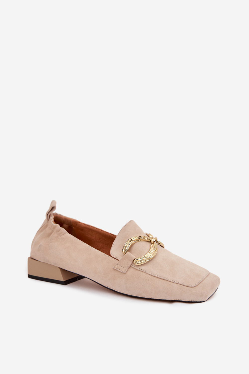 Mokasyny Model DA CR61-3115 Beige - Step in style - obrazek 2