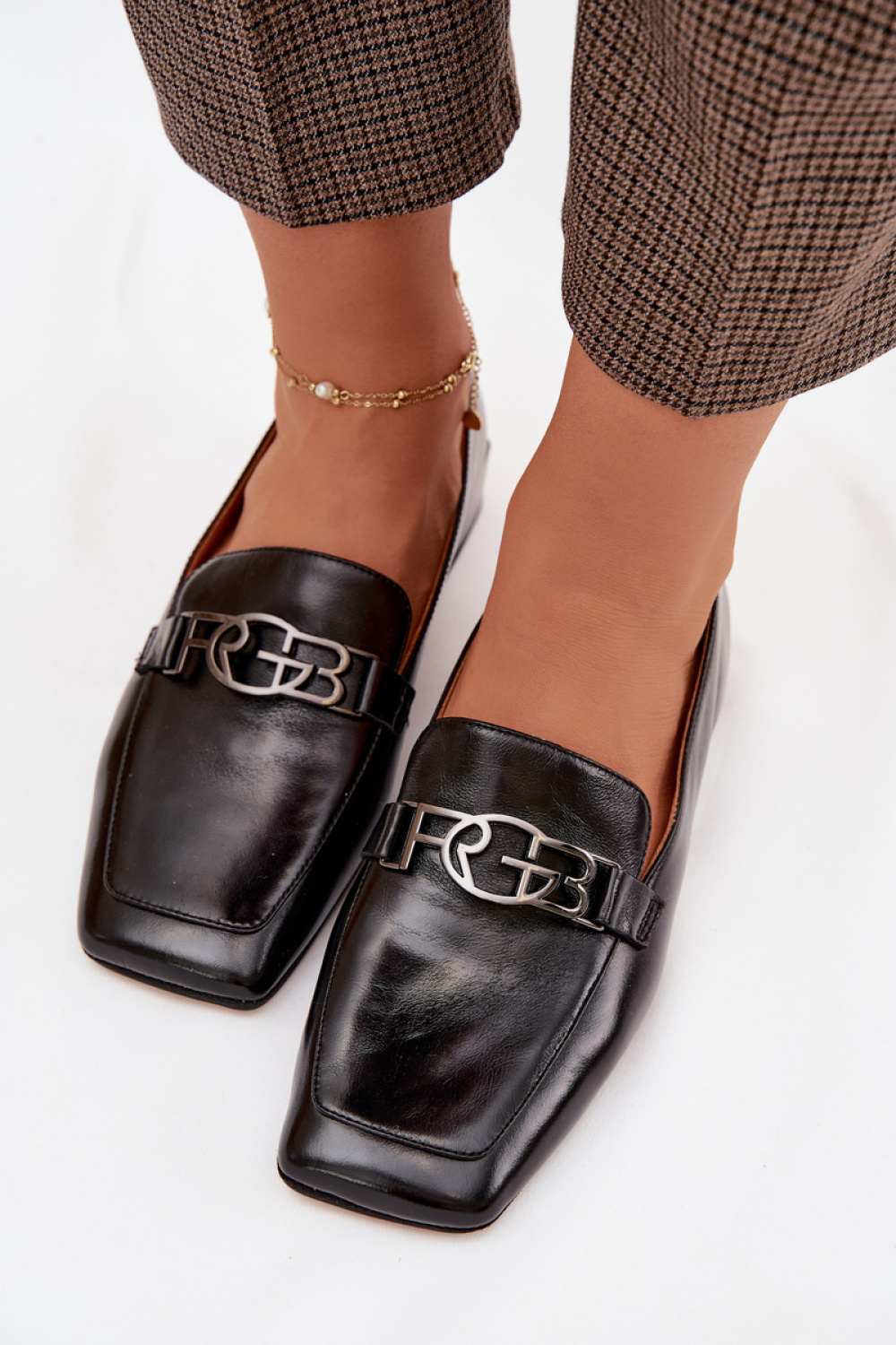 Sandał Mokasyny Model DA CR61-3125 Black - Step in style - obrazek 3
