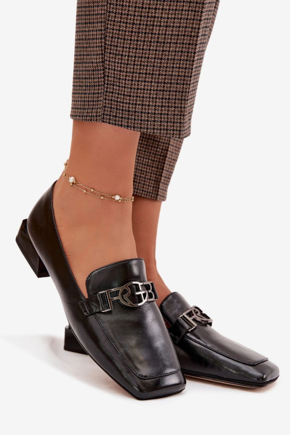 Sandał Mokasyny Model DA CR61-3125 Black - Step in style - obrazek 4