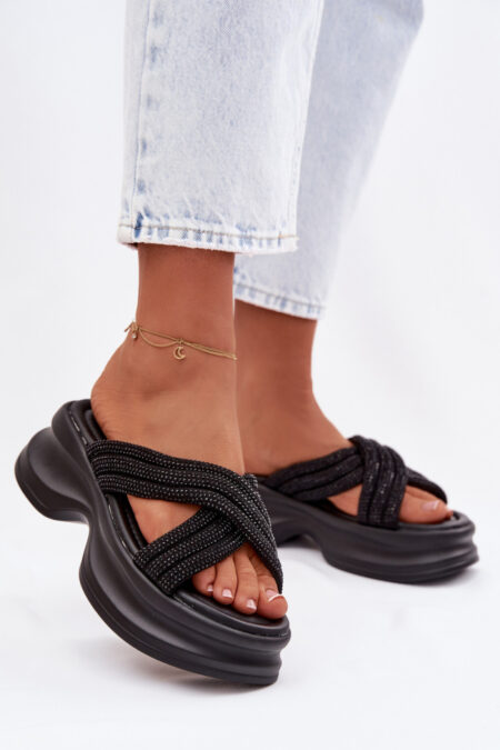 Sandał Klapki Model Eslira YL5060 Black - Step in style