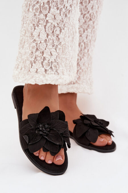 Sandał Klapki Model Elzoria J502-1 Black - Step in style