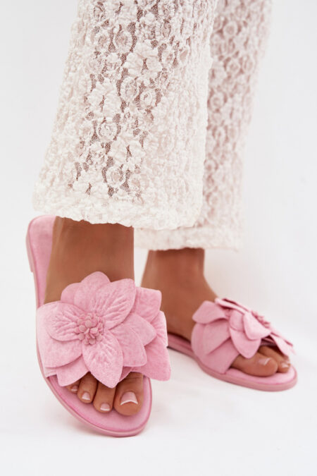 Sandał Klapki Model Elzoria J502-4 Pink - Step in style