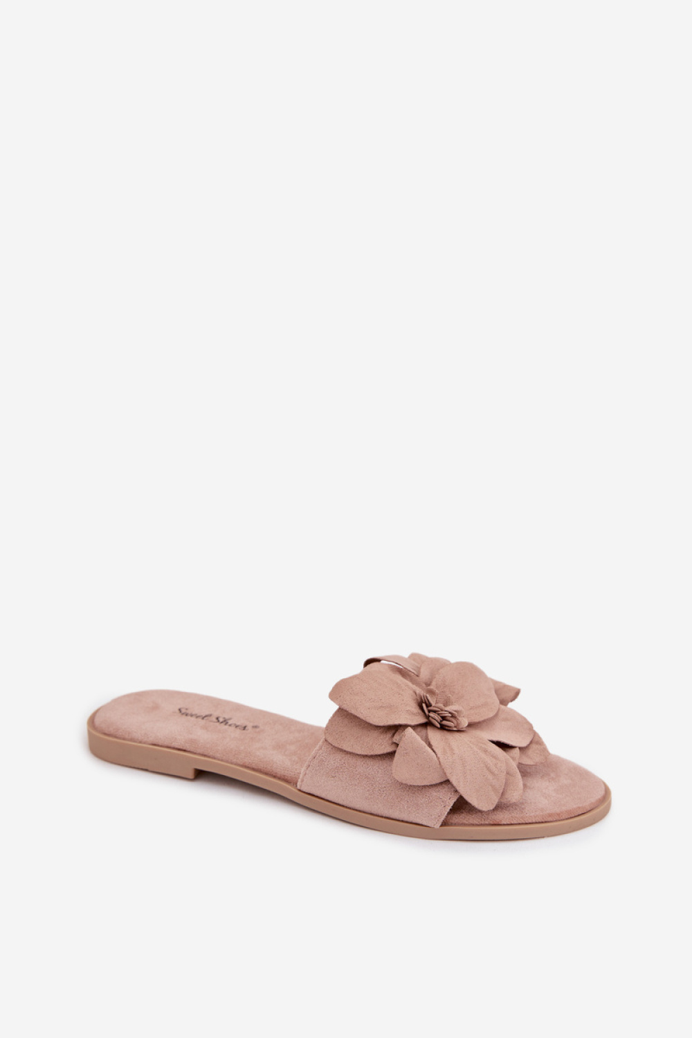 Sandał Klapki Model Elzoria J502-3 Beige - Step in style - obrazek 2