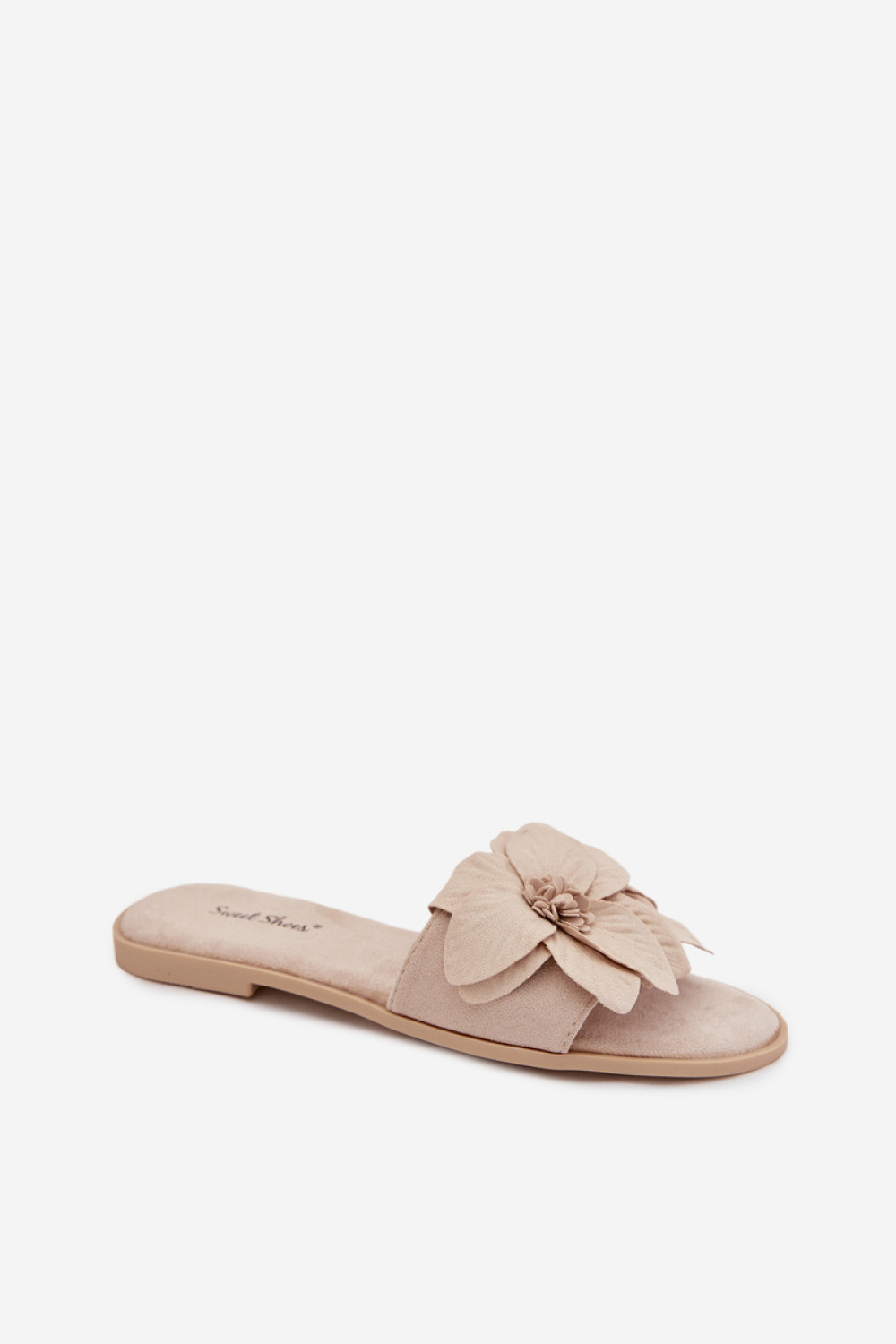 Sandał Klapki Model Elzoria J502-2 Light Beige - Step in style - obrazek 2