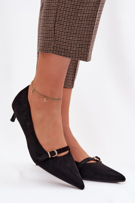 Czółenka Model Pirela 2753 Black - Step in style