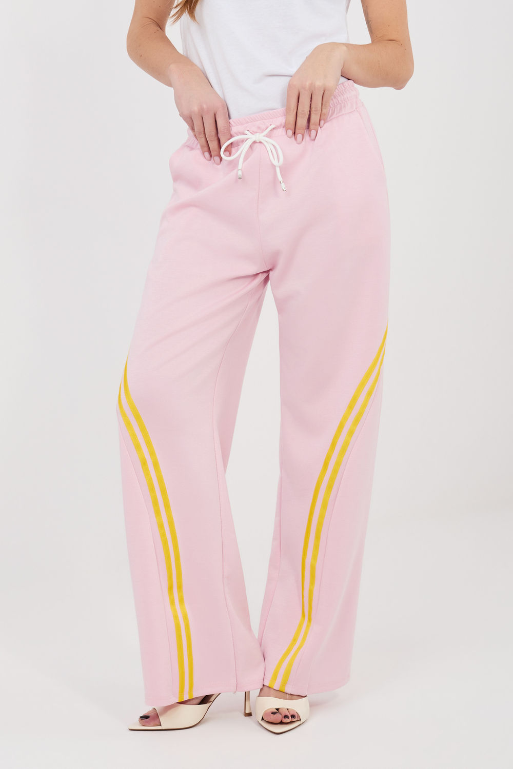 Spodnie Dresowe Model IT-DR-22168.66 Light Pink - Rue Paris - obrazek 4