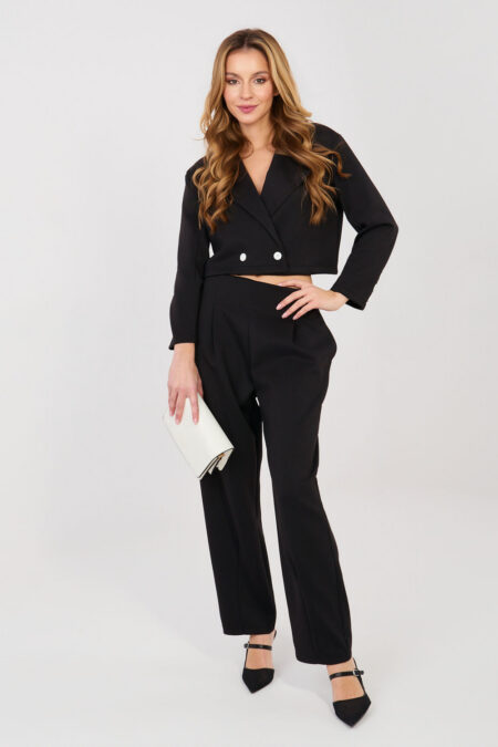 Spodnie Komplet Model IT-KMPL-22255.70 Black - Rue Paris