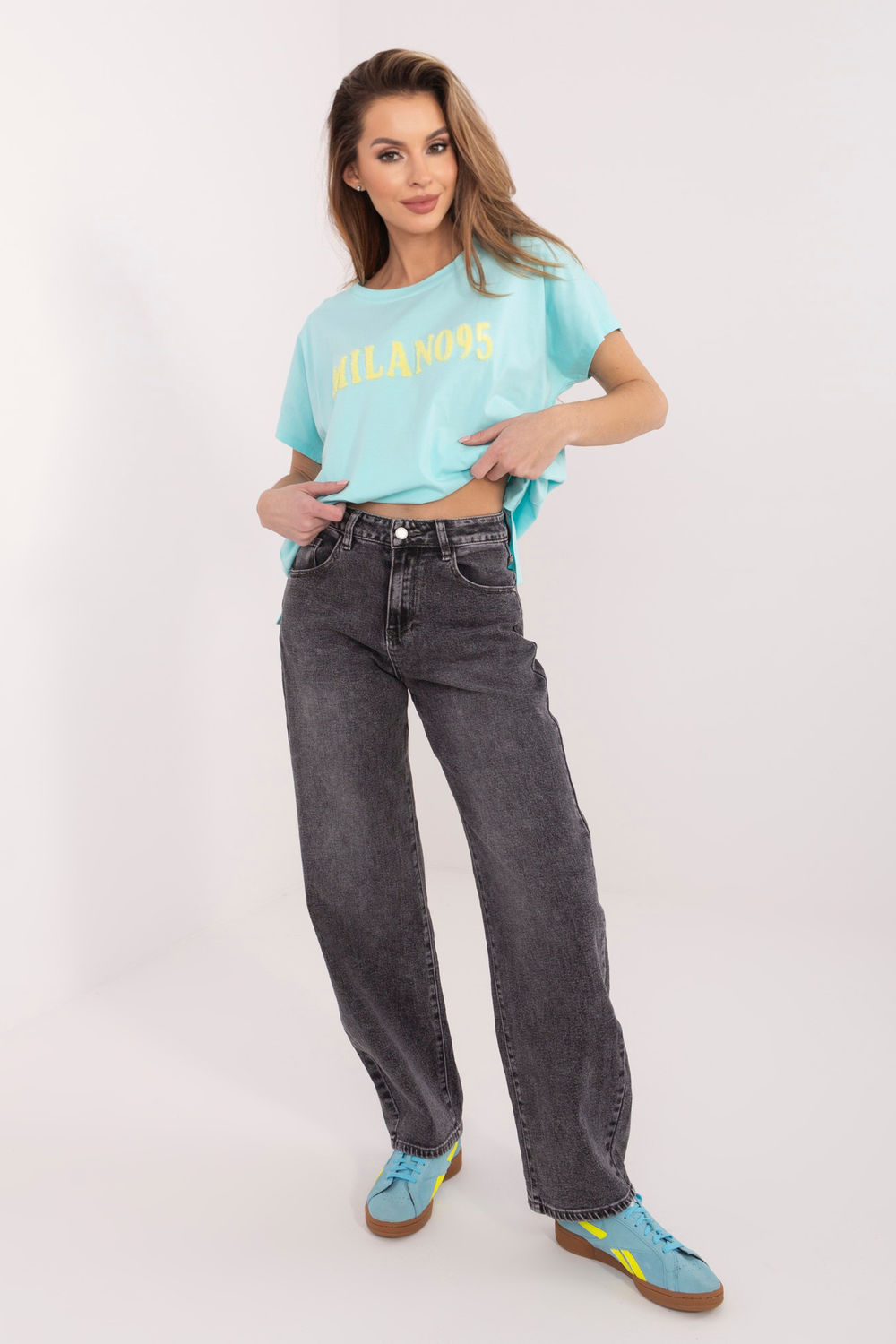 Tshirt Damski Model RV-TS-A1206.84 Mint - Relevance - obrazek 2