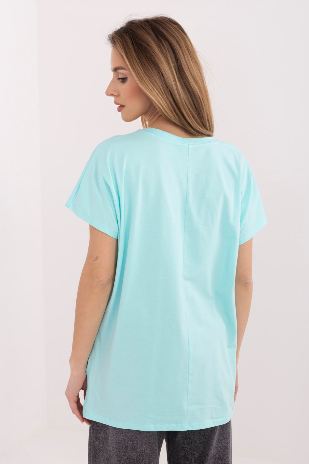 Tshirt Damski Model RV-TS-A1206.84 Mint - Relevance - obrazek 3