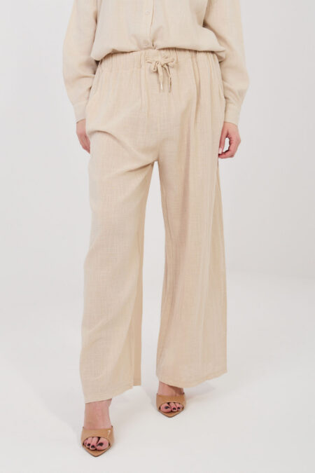 Spodnie Damskie Model IT-SP-2873.02 Beige - Italy Moda