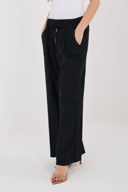 Spodnie Damskie Model IT-SP-2873.02 Black - Italy Moda