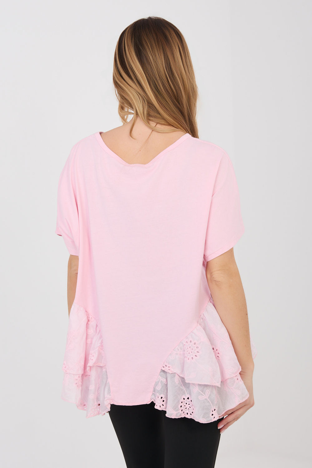 Bluzka Model IT-BZ-81870.18 Light Pink - Italy Moda - obrazek 3