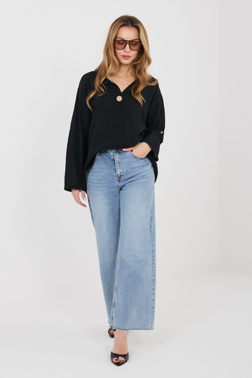 Bluzka Model IT-BZ-3130.21 Black - Italy Moda - obrazek 2