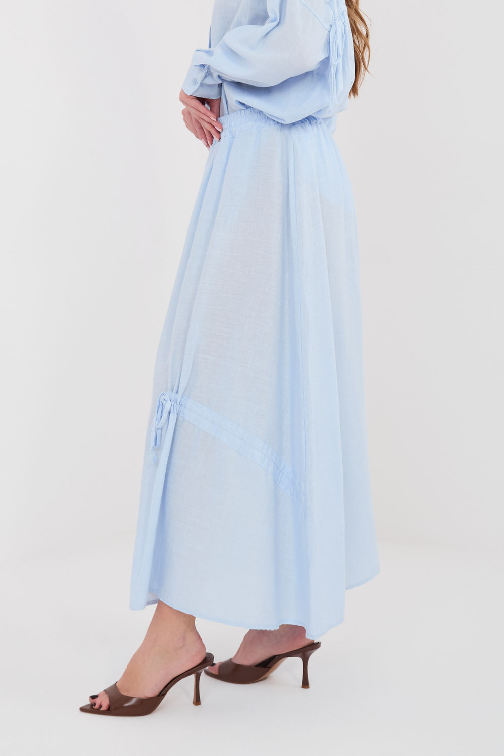 Spódnica Model IT-SD-3061.68 Light Blue - Italy Moda - obrazek 2
