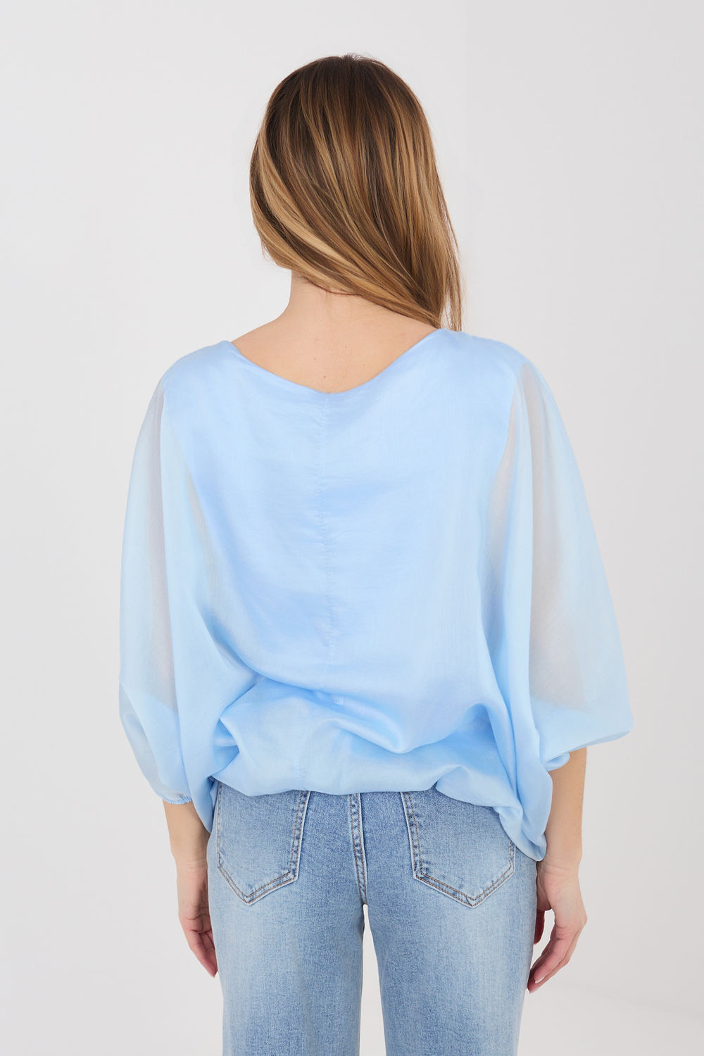 Bluzka Model IT-BZ-18868.81 Light Blue - Italy Moda - obrazek 3