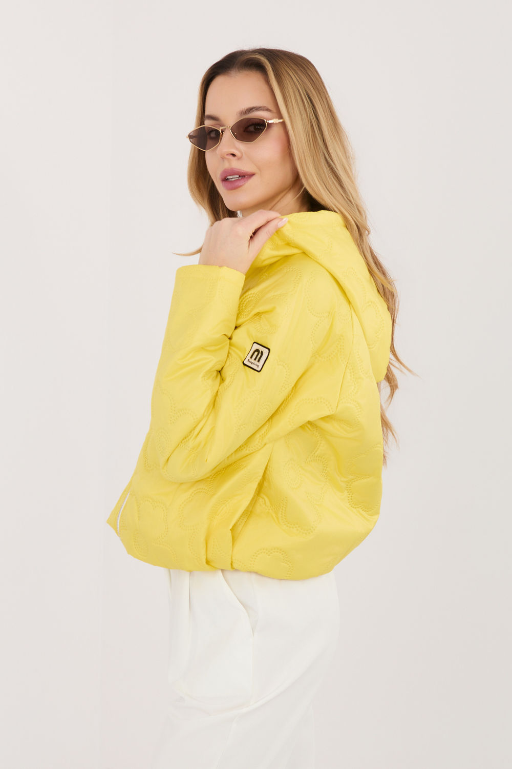 Kurtka Damska Model IT-KR-FL10126.00 Yellow - Rue Paris - obrazek 2