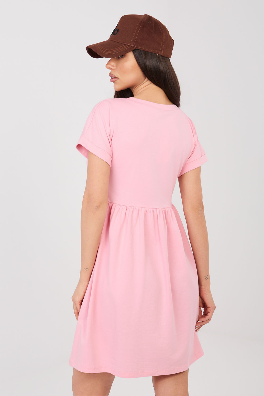 Sukienka Model RV-SK-5672.03P Light Pink - Rue Paris - obrazek 3