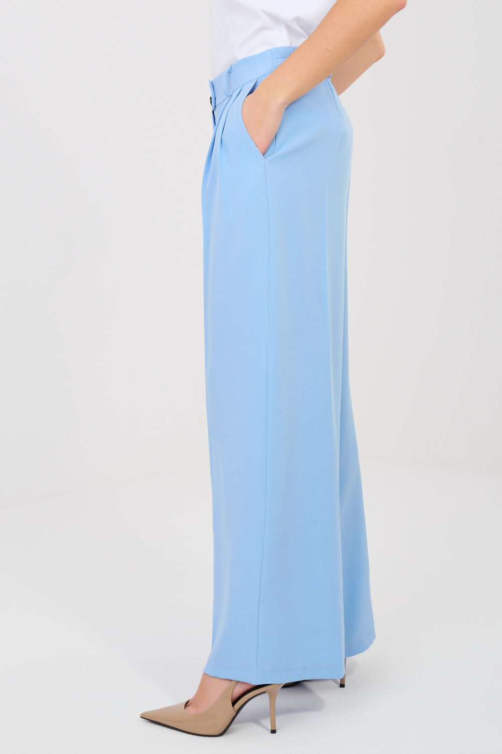 Spodnie Damskie Model IT-SP-FL9020-1.69 Light Blue - Rue Paris - obrazek 2