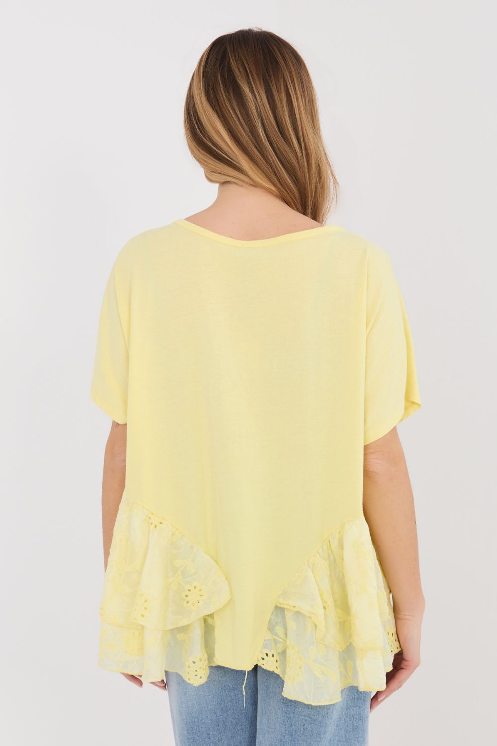 Bluzka Model IT-BZ-81870.18 Light Yellow - Italy Moda - obrazek 4