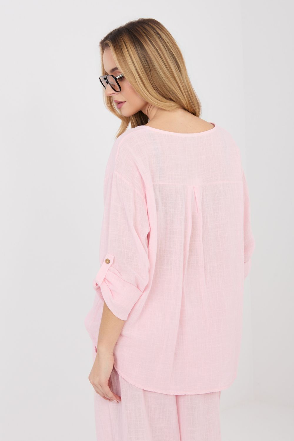 Bluzka Model IT-BZ-3130.21 Light Pink - Italy Moda - obrazek 4