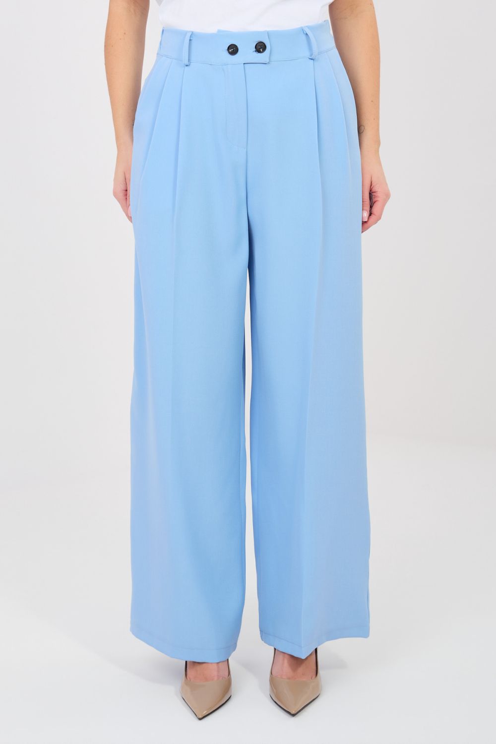 Spodnie Damskie Model IT-SP-FL9020-1.69 Light Blue - Rue Paris - obrazek 4