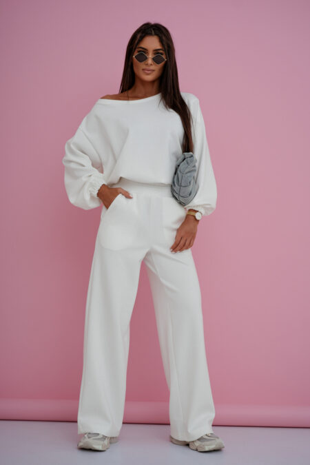 Spodnie Komplet Model Comfy 32146472 Ecru - LaBalancia