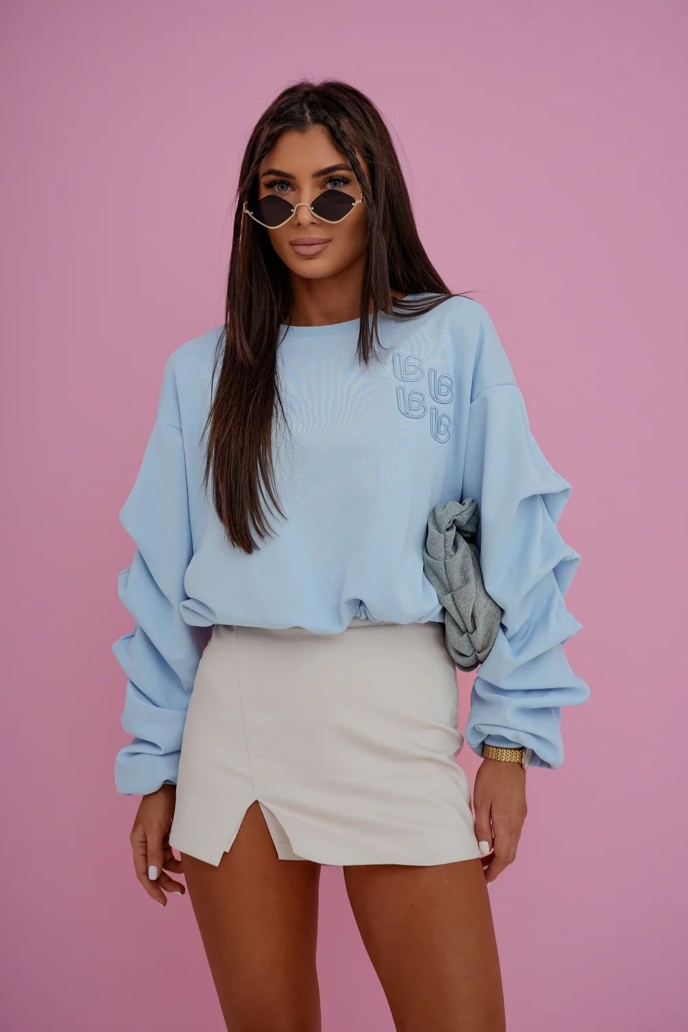 Bluza Damska Model Remy Etro 536319423 Błękit - LaBalancia - obrazek 3