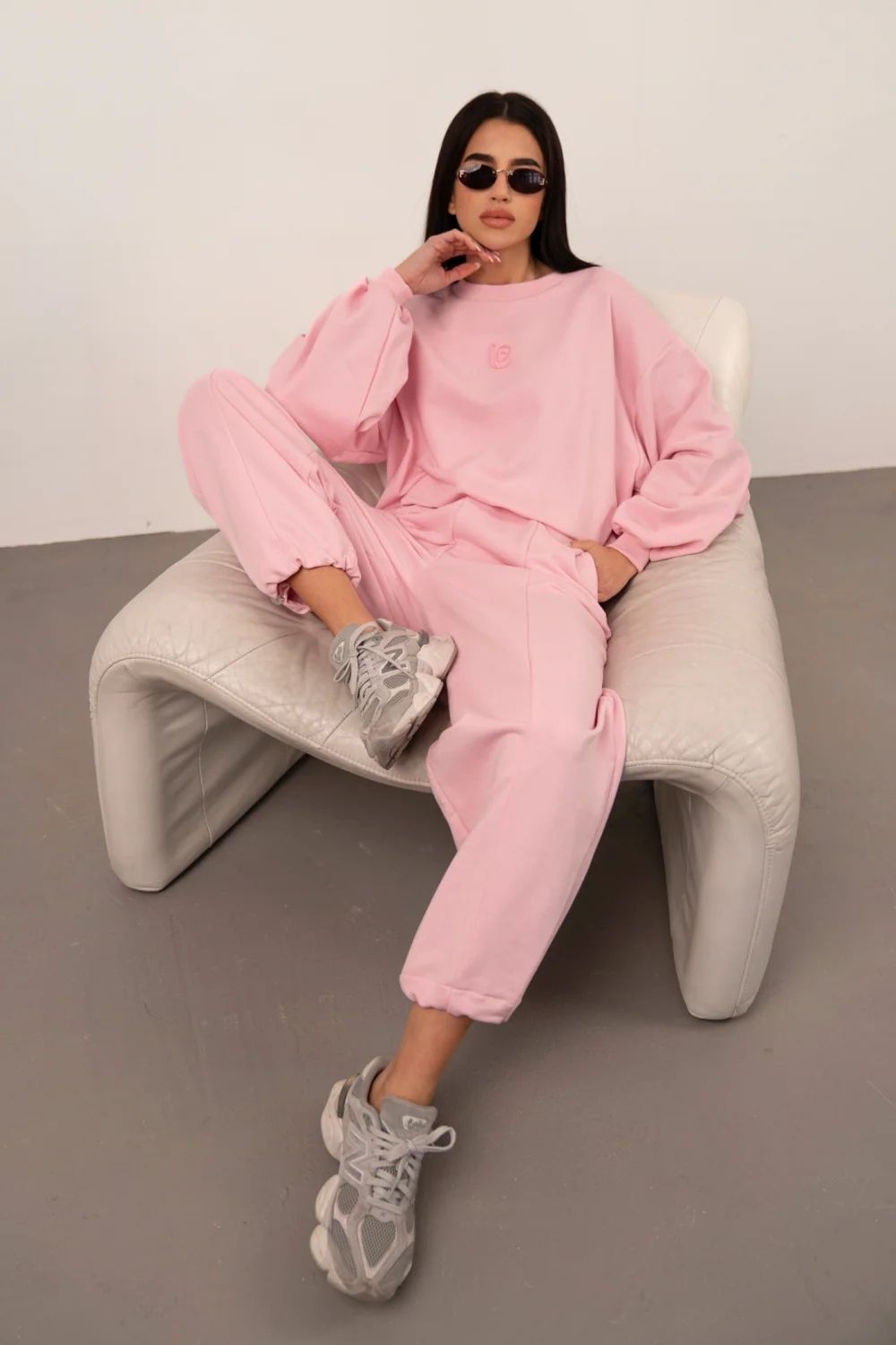 Spodnie Komplet Model Bronx 518870214 Light Pink - LaBalancia - obrazek 2