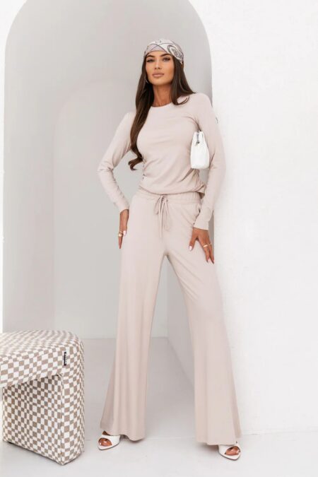 Spodnie Komplet Model Shira 496847240 Beige - LaBalancia