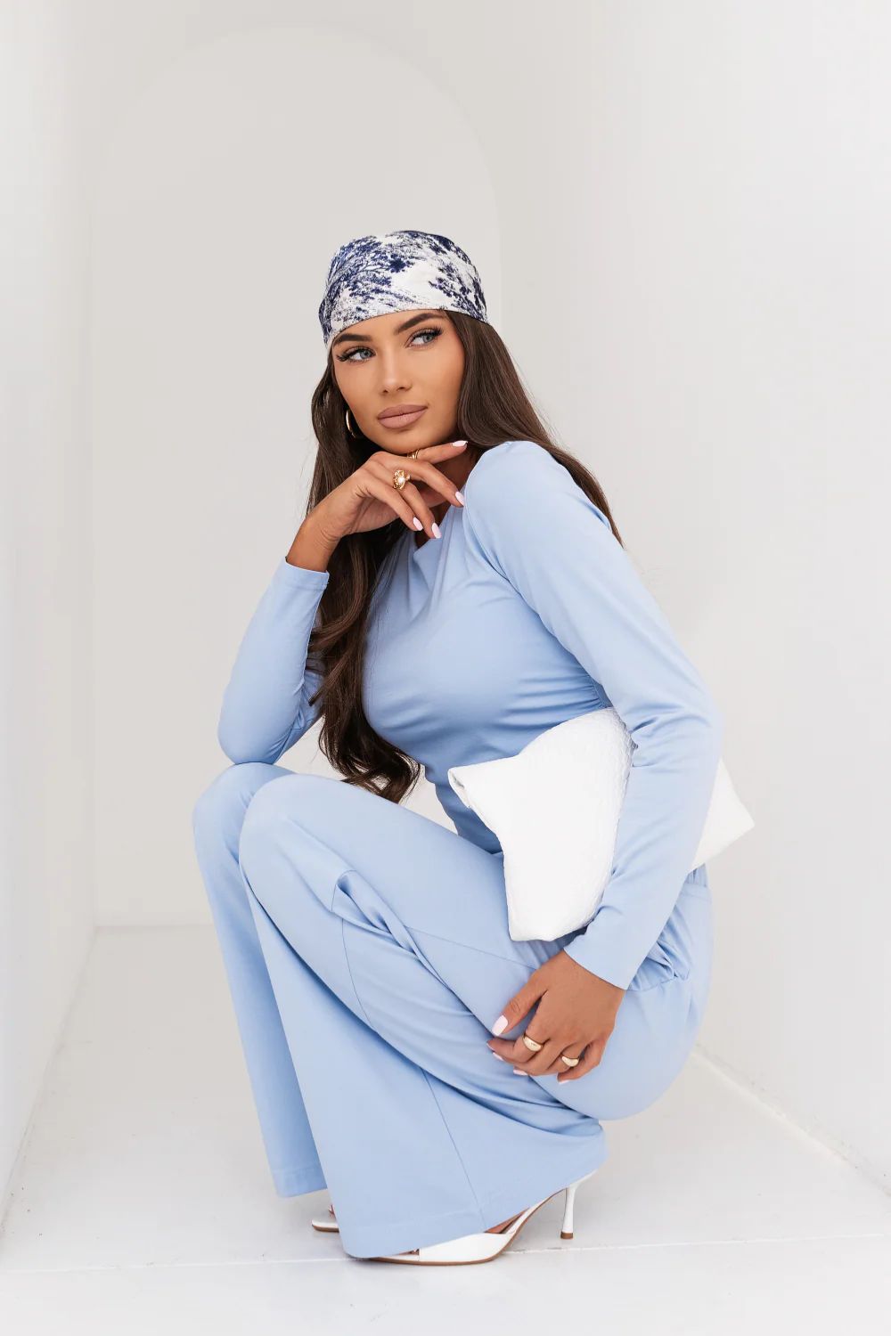 Spodnie Komplet Model Shira 496846943 Błękit - LaBalancia - obrazek 2