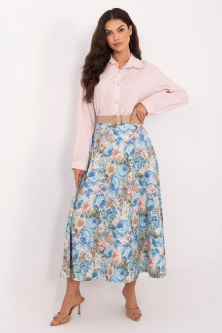 Spódnica Model IT-SD-FL9850-1.28 Light Blue - Rue Paris