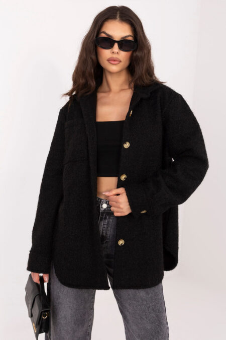 Kurtka Damska Model IT-KR-22292.01 Black - Rue Paris